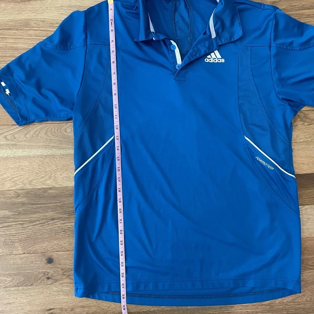 Adidas Men's Performance Golf Polo Shirt in Blue